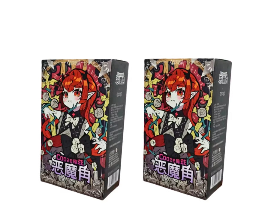 本物のひなづま悪魔の角シリーズ 8 ポイントの可動式 BJD ブラインド ボックス コレクション玩具、かわいいフィギュア、8 ポイント サイズ