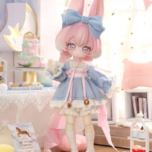 正規品 非食用フィギュア 12分bjd ブラインドボックス 跳月 タイムラビット ポケモン 可動フィギュア ガチャ プレゼント 女の子