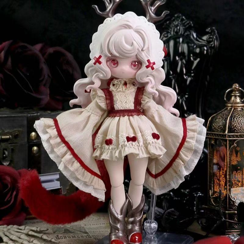 Lulu's Mythical Tales Series BJD Blind Box Cute Anime Peripheral Figures Desktop Ornaments Dolls Birthday Gifts