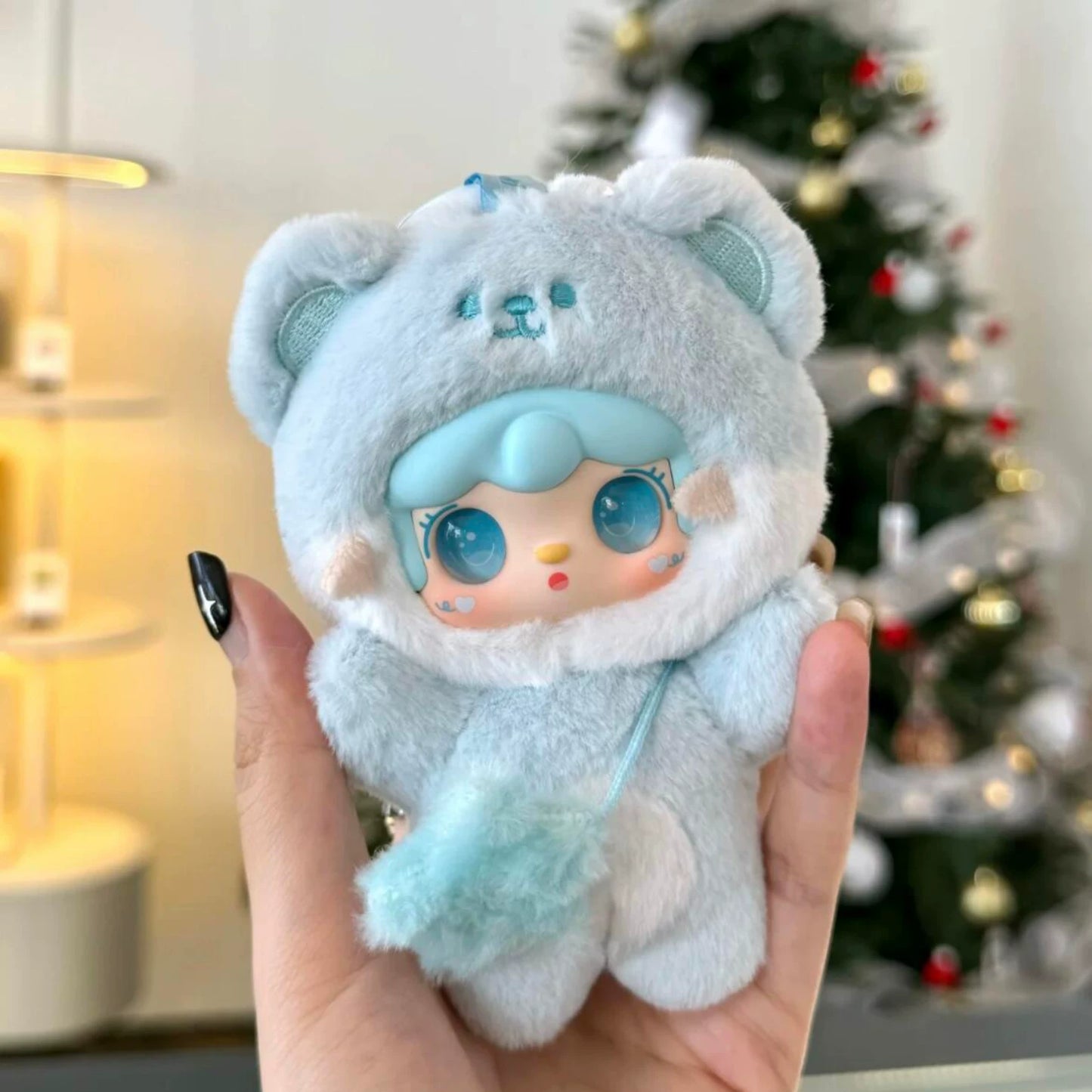 Yooki Oxygen 第4世代 バイトベアシリーズ ぬいぐるみ ビニール製 ブラインドボックス 女の子へのかわいいバッグチャームギフト