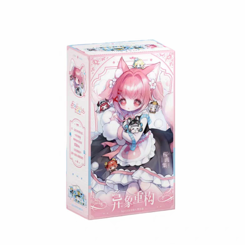 本物のSakura Artbook Anomaly Reconstruction 12分BJDブラインドボックス関節人形、トレンディなおもちゃの置物オーナメント