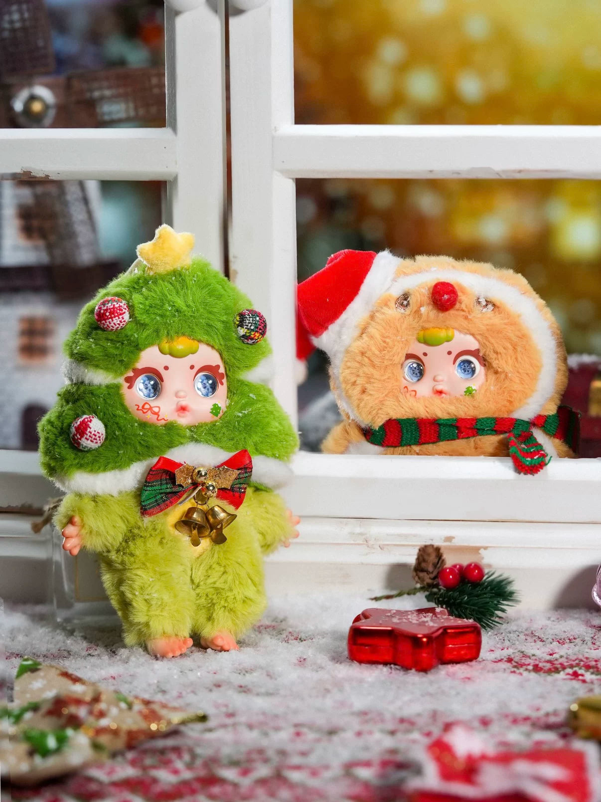 正規品 mm ミルクキャンディ クリスマスシリーズ ぬいぐるみ ブラインドボックス キーチェーン カード付き フィギュア 人形 誕生日ギフト