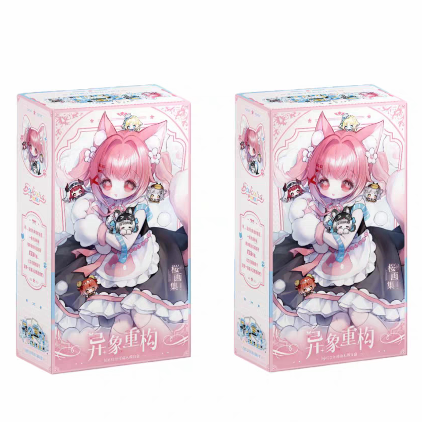 本物のSakura Artbook Anomaly Reconstruction 12分BJDブラインドボックス関節人形、トレンディなおもちゃの置物オーナメント