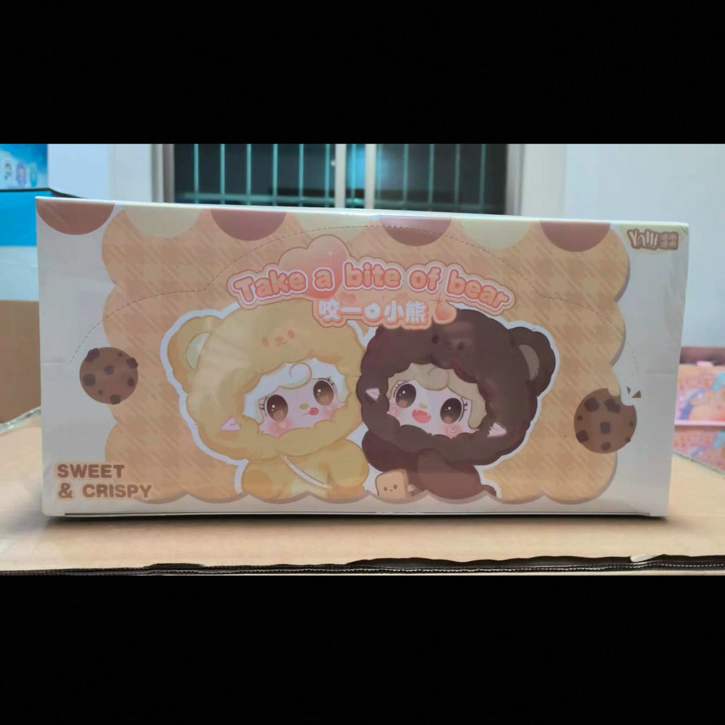 Yooki Oxygen 第4世代 バイトベアシリーズ ぬいぐるみ ビニール製 ブラインドボックス 女の子へのかわいいバッグチャームギフト