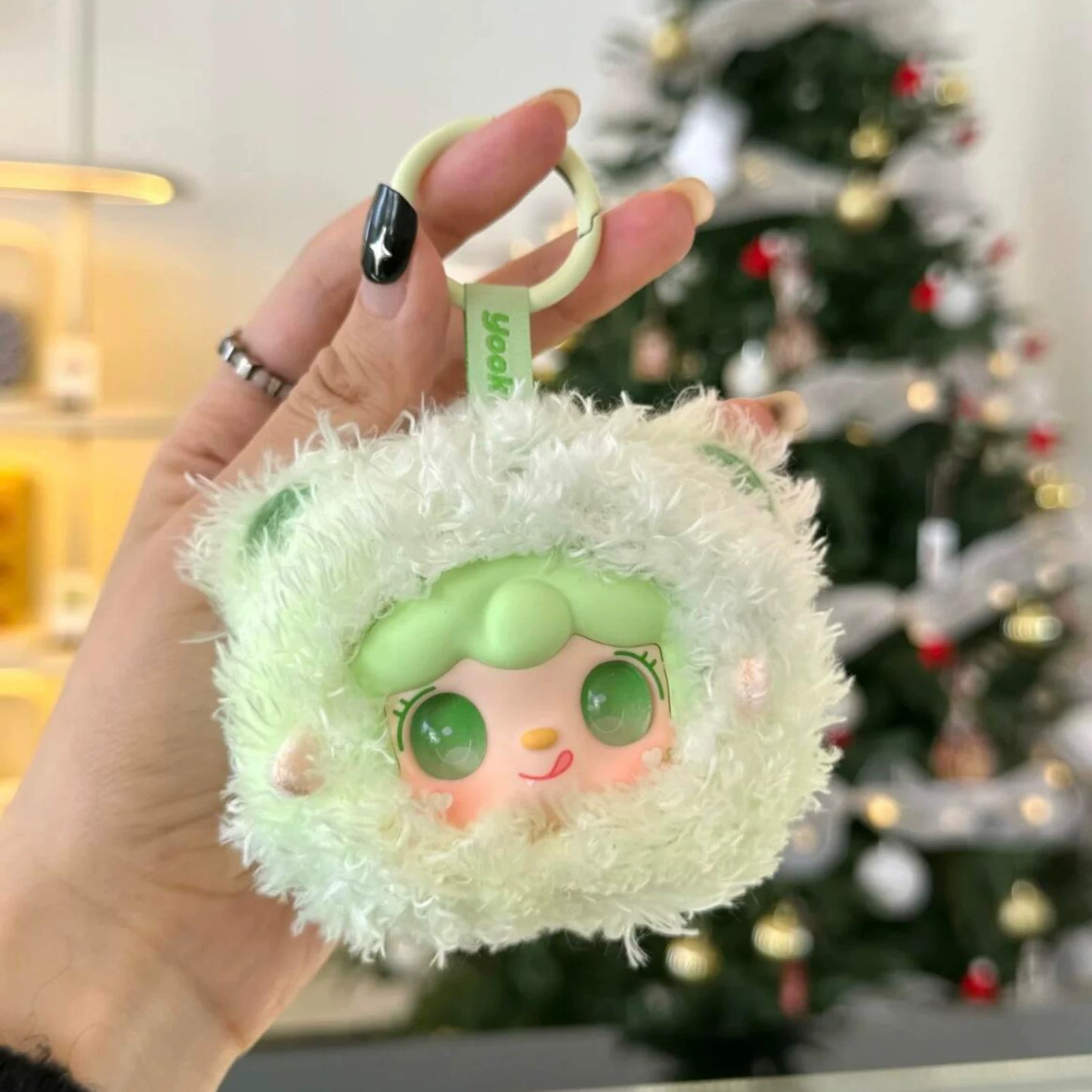 Yooki Oxygen 第4世代 バイトベアシリーズ ぬいぐるみ ビニール製 ブラインドボックス 女の子へのかわいいバッグチャームギフト