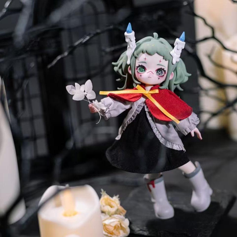 Nyssa:グロテスクナイトメアブラインドボックス-1/12スケールBJDアーティキュレートフィギュア、トレンディなコレクタブルトイ