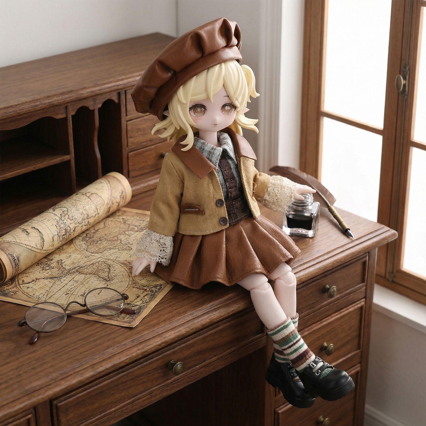 【人形本体は含まれていません。人形服のみを販売しています。】万夢BJD人形服